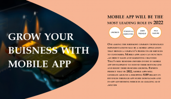 Know why you should invest in mobile application development