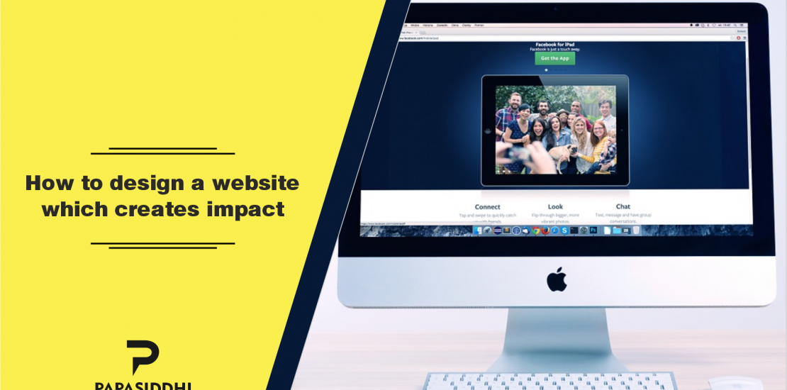 How to design a website which creates impact